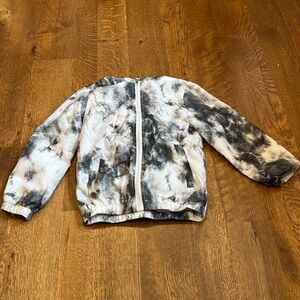 Xtreme Boys Windbreaker Jacket Grey and White Size 6